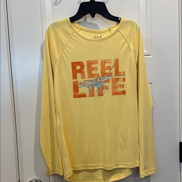reel life Tops - Reel Life Women's Yellow Long Sleeve Tee